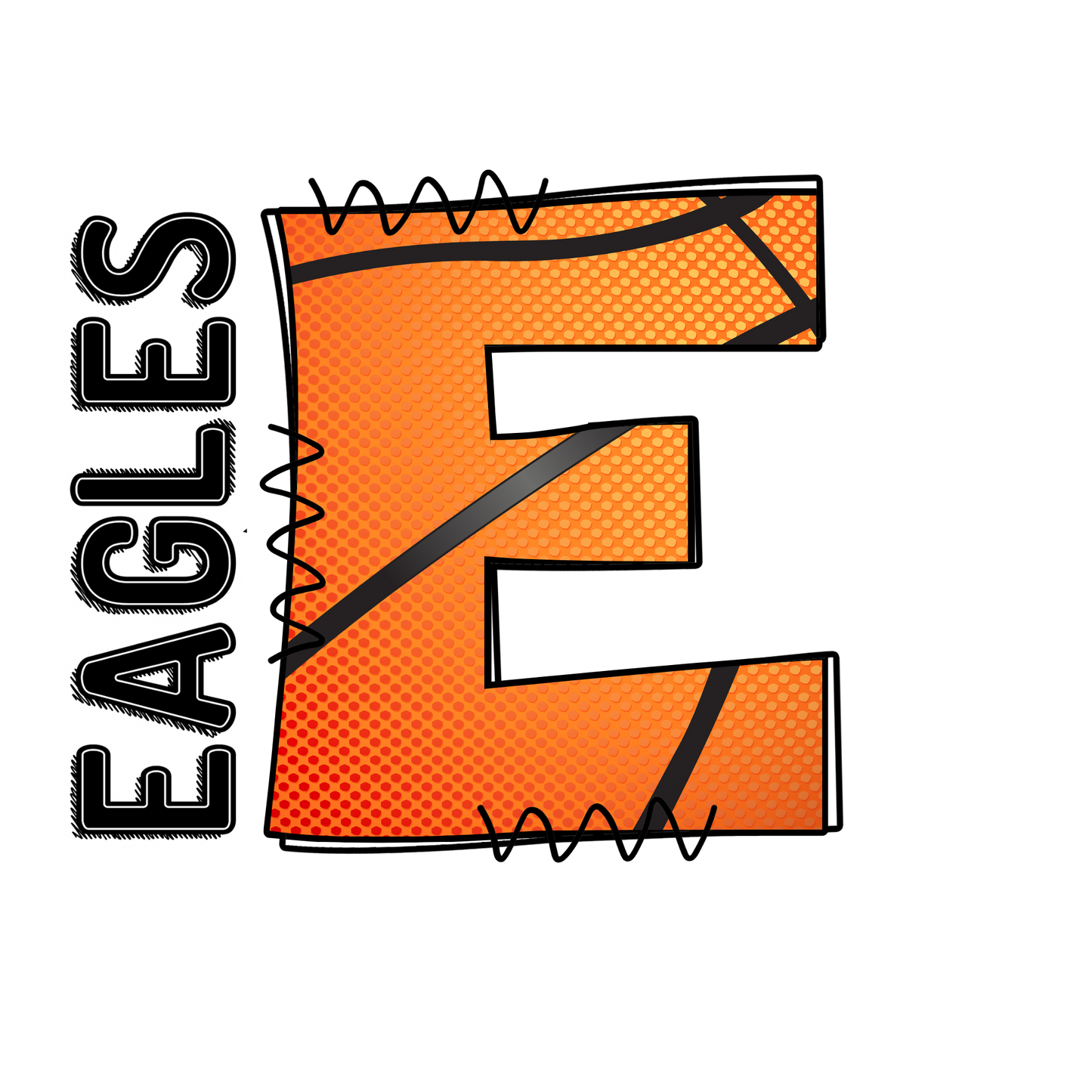 Eagles Basketball Doodle