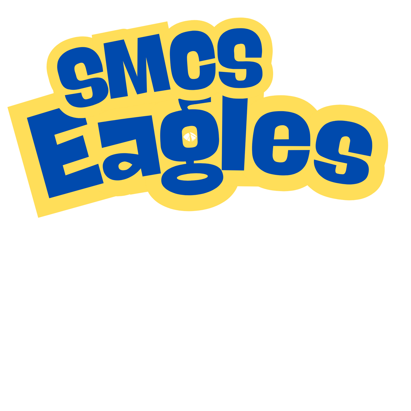 SMCS Eagles Blue Yellow pocket design