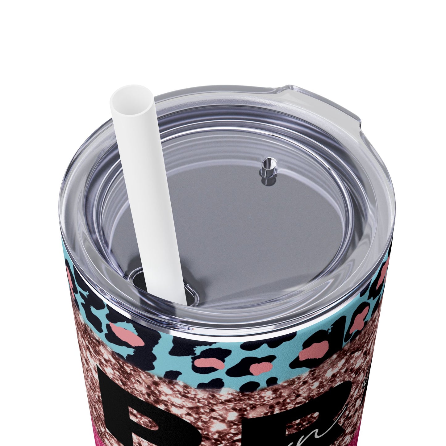 Pray Pray Pray Skinny Tumbler with Straw - 20oz, Perfect Gift for Party Lovers