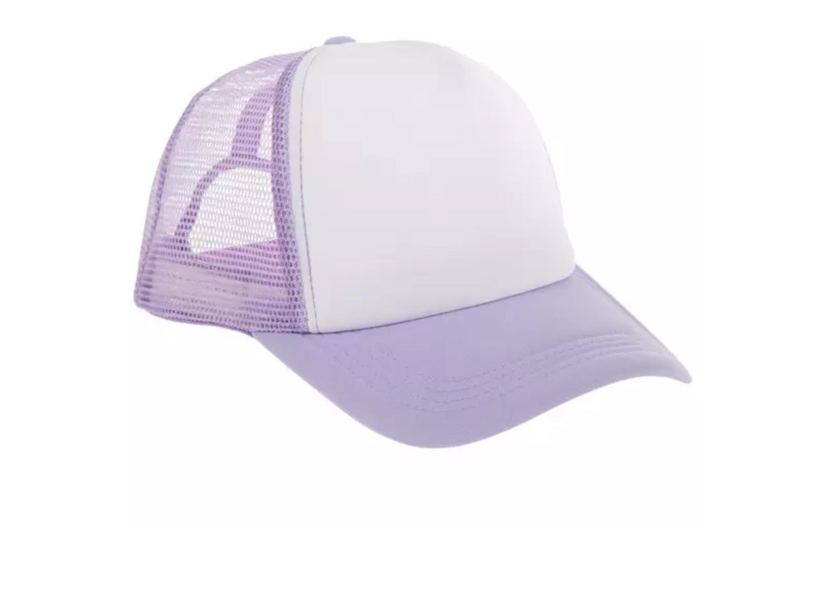 Mama Trucker Hat - Sweet Strawberry & Coquette Bow
