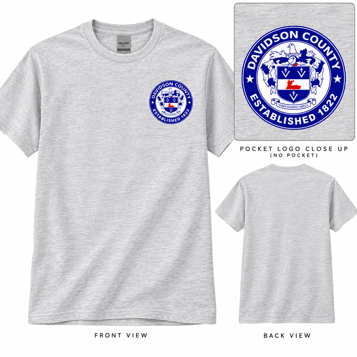 Davidson Country Crest Pocket Logo GILDAN BRAND