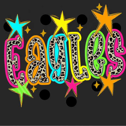 Eagles Rainbow Cheetah Print