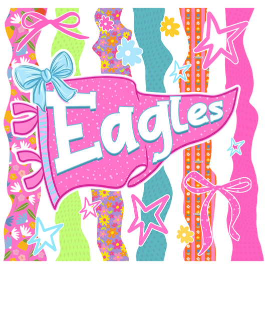 Eagles Colorful Pennant Flag
