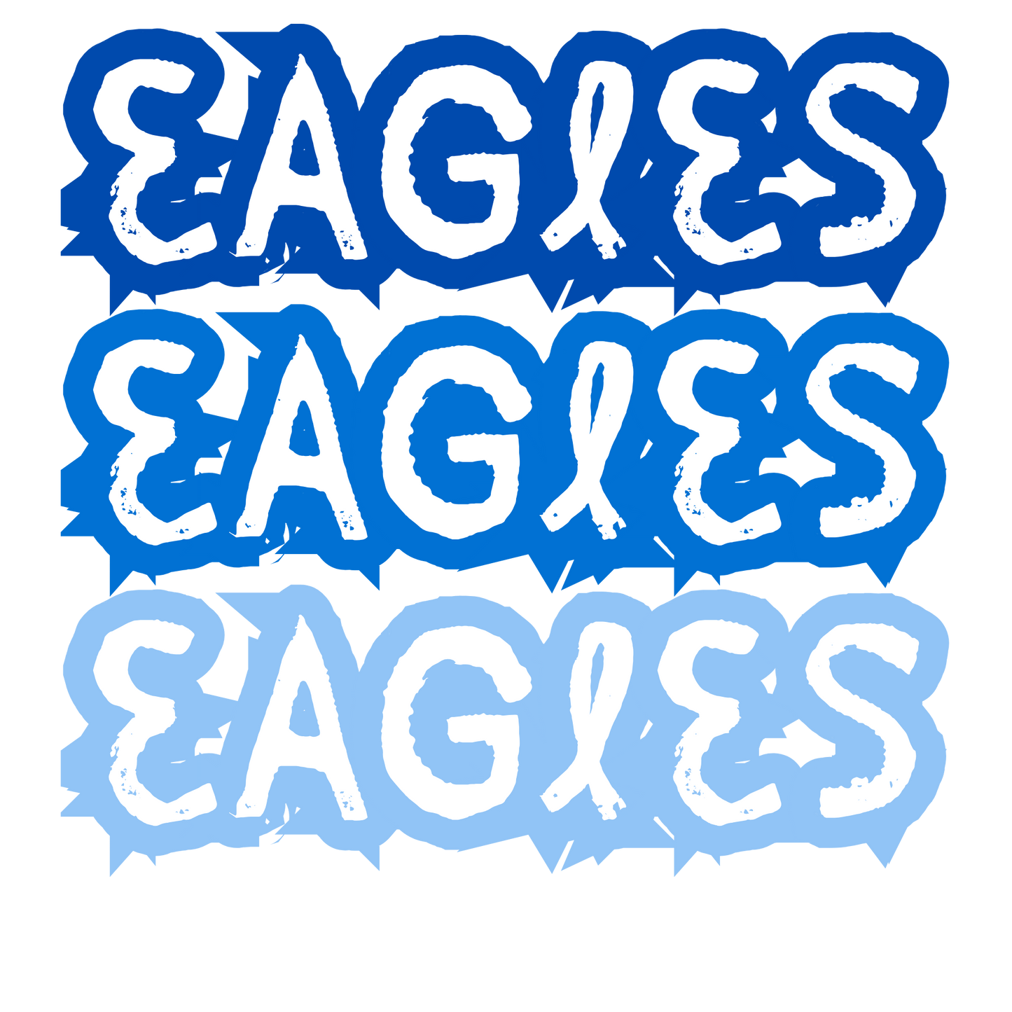 Blue Fade Eagles