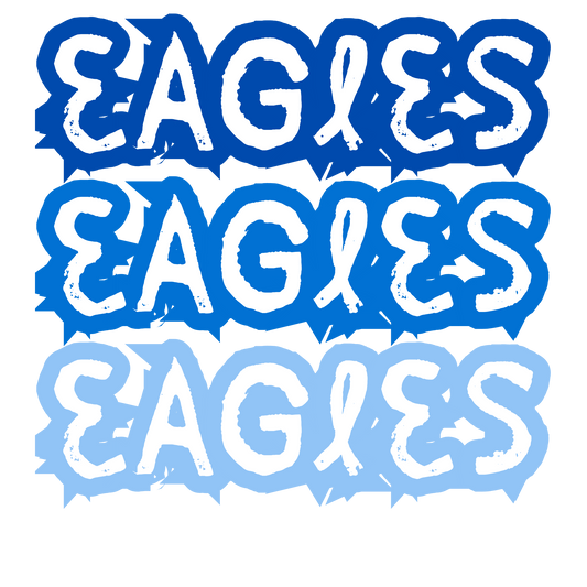 Blue Fade Eagles