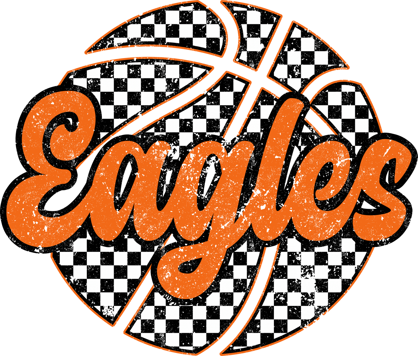 Eagles Vintage Check Basketball