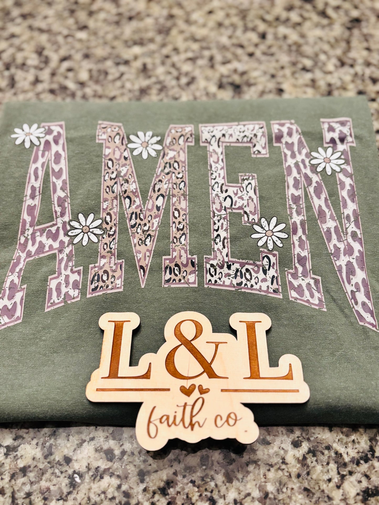 Comfort Colors® “AMEN” Animal Print Tee