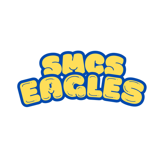 SMCS Eagles Bubble letter pocket design (Copy)