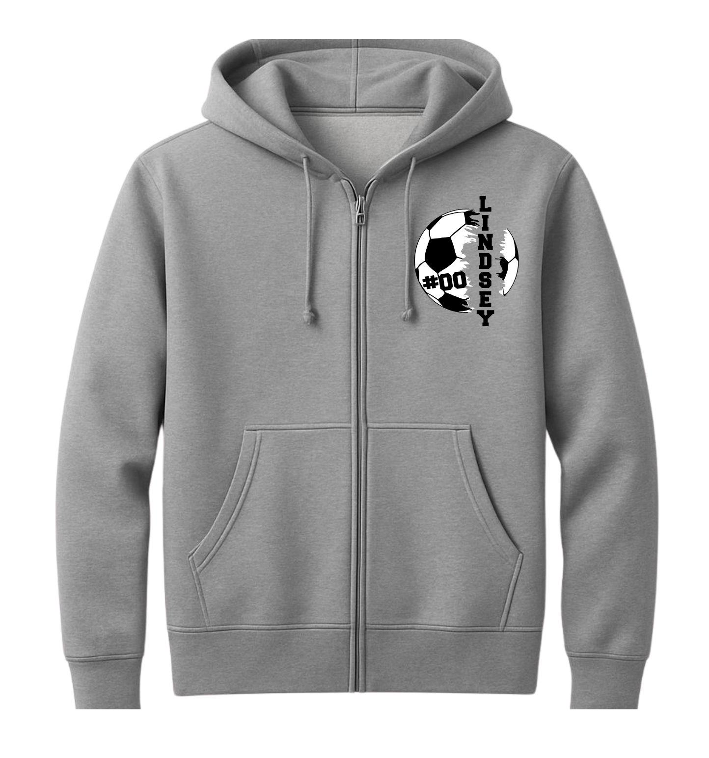 Eagles Soccer Zipper Hoodie