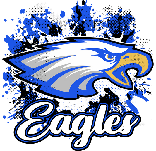 Eagles paint splatter
