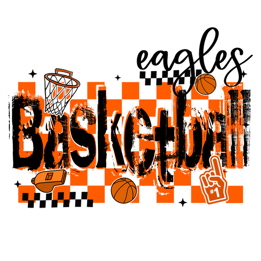 Eagles Basketball Check graffiti